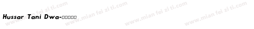 Hussar Tani Dwa字体转换